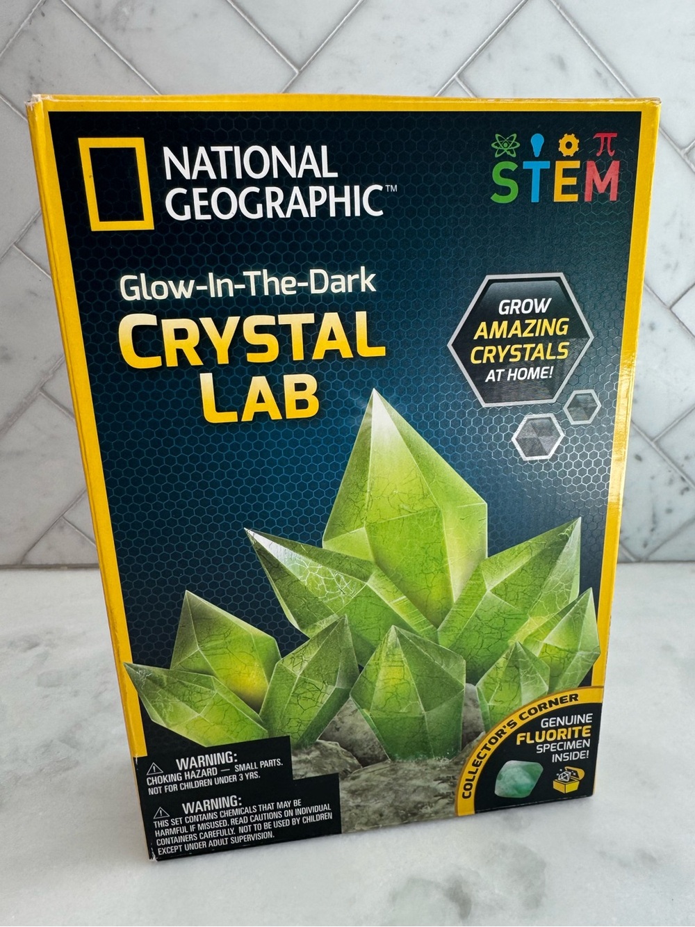 National Geographic Glow Crystal Kit - Vibrant Green Crystals